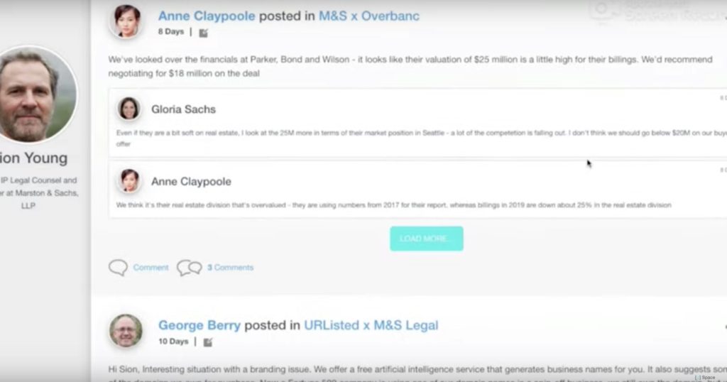 The USpace Universal Feed allows you to monitor all your conversations chronologically in a single place
